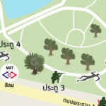 แผนที่ผู้เสียชีวิตวันที่ 14 พฤษภาคม 2553: สวนลุมพินี