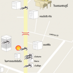 แผนที่ผู้เสียชีวิตวันที่ 15 พฤษภาคม 2553: ราชปรารภ (รางน้ำ-ดินแดง)